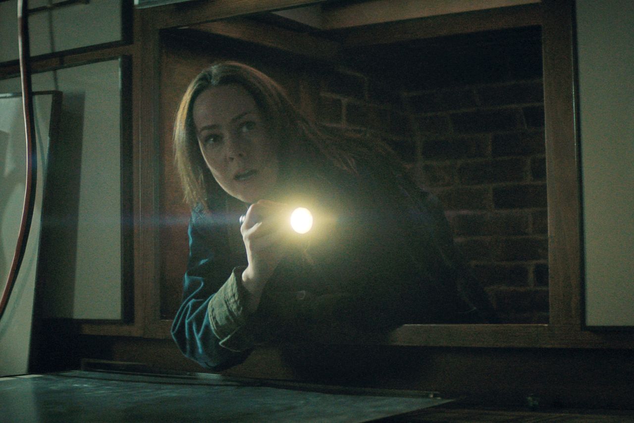Jena Malone as Claire Cooper in The Boroughs.Credit: Courtesy of Netflix
