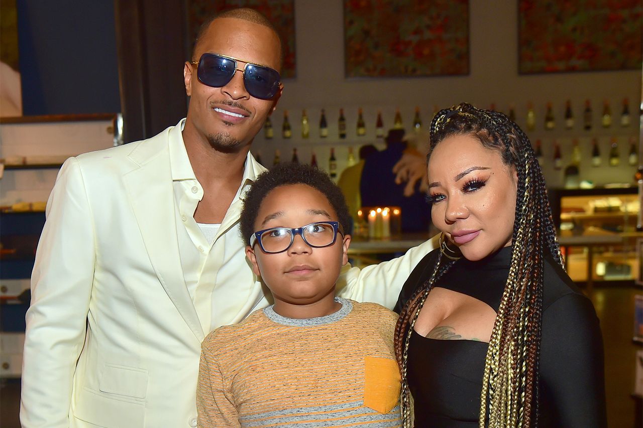 Major Harris and Tameka Harris attend A Private Birthday Celebration Honoring TIP at The Brasserie Atlanta on September 25, 2019 in Atlanta, Georgia.Credit: Prince Williams/Wireimage
