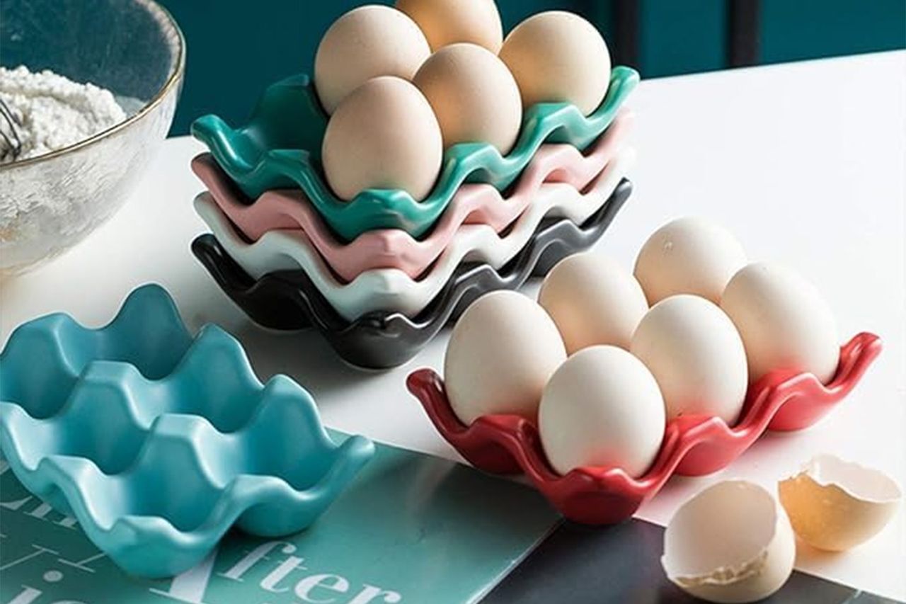 URWOOW Cup Egg Tray Holder Credit: Amazon