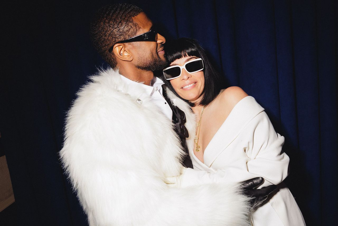 Usher and Jenn GoicoecheaCredit: Marc Patrick/BFA.com/Shutterstock