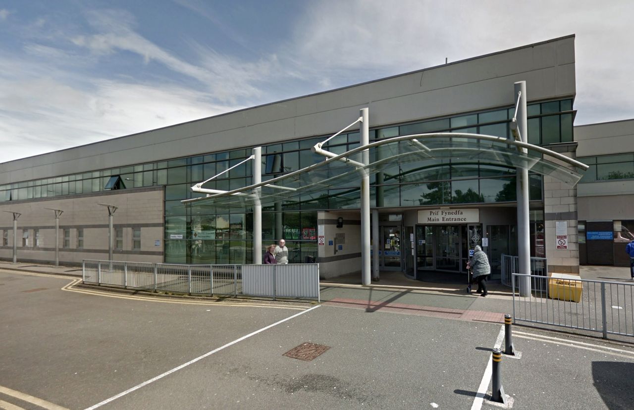 Ysbyty Gwynedd Bangor North Wales Main EntranceCredit: Google