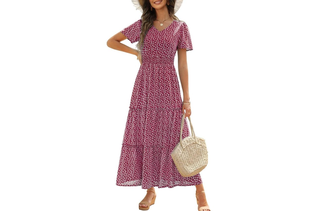 zattcas womesns 2026 long summer dresss short flutter Credit: Amazon