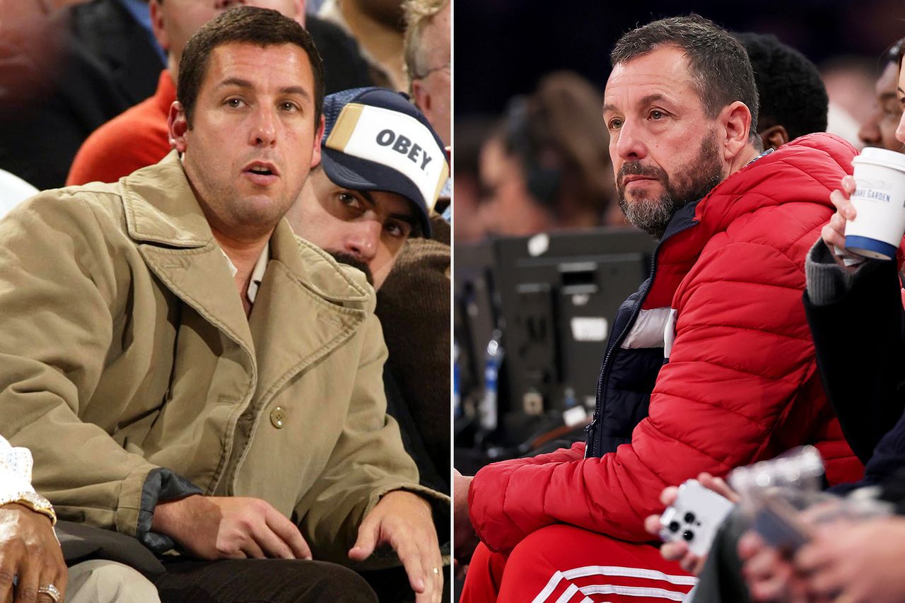Adam Sandler New York Knicks Adam SandlerCredit: Ray Amati/Getty; Elsa/Getty