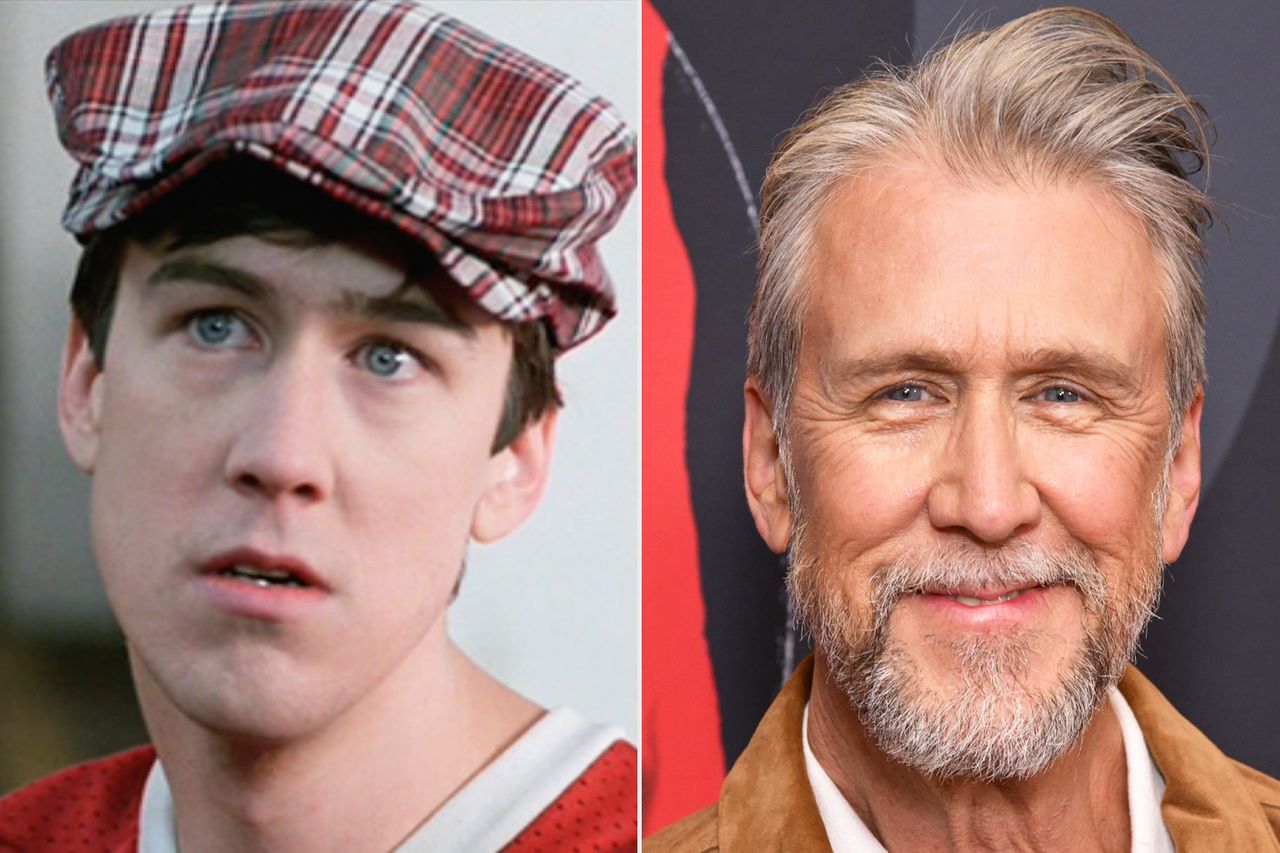 Alan Ruck as Cameron Frye in 'Ferris Bueller's Day Off'; Alan Ruck in Burbank, California in 2026Credit: CBS via Getty; Michael Tullberg/Getty