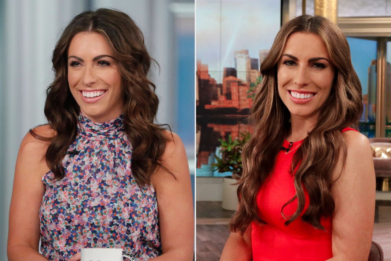 Alyssa Farah Griffin on 'The View' in May 2022; Alyssa Farrah Griffin on 'The View' in June 2024 Alyssa Farah Griffin on 'The View' in May 2022; Alyssa Farrah Griffin on 'The View' in June 2024Credit: Lou Rocco/ABC/Getty; Lou Rocco/ABC/Getty
