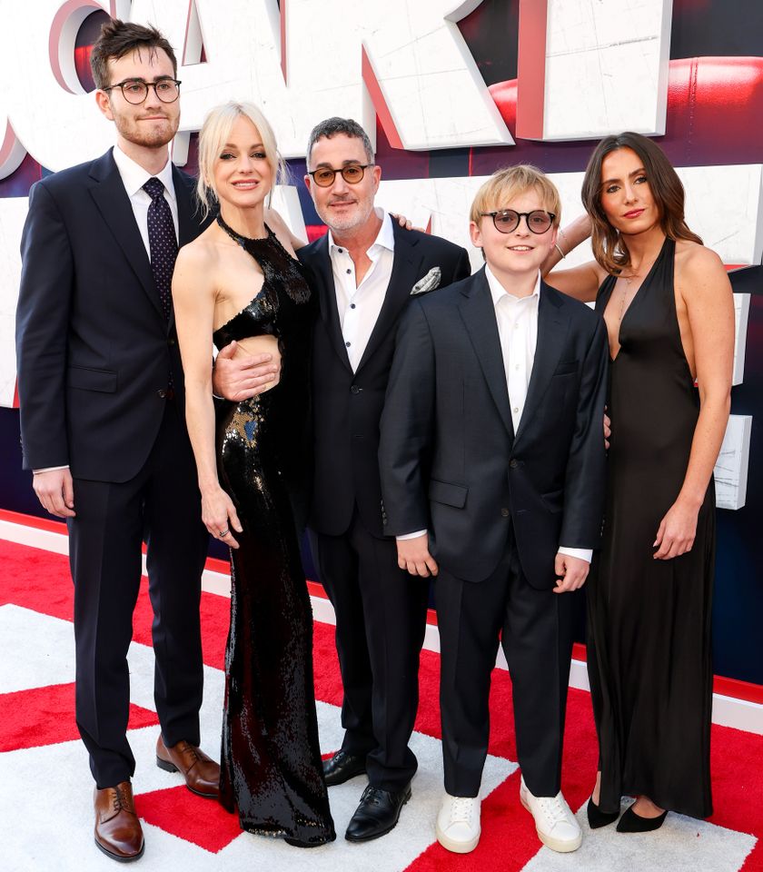 Anna Faris, Michael Barrett and Jack PrattCredit: Monica Schipper/WireImage
