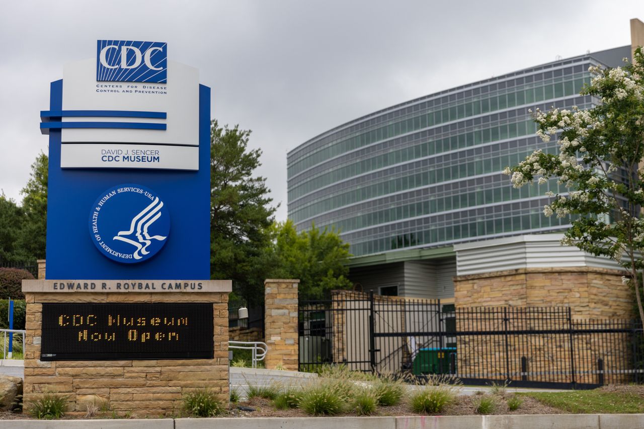 The exterior of the U.S. Centers for Disease Control in AtlantaCredit: Nathan Posner/Anadolu Agency via Getty
