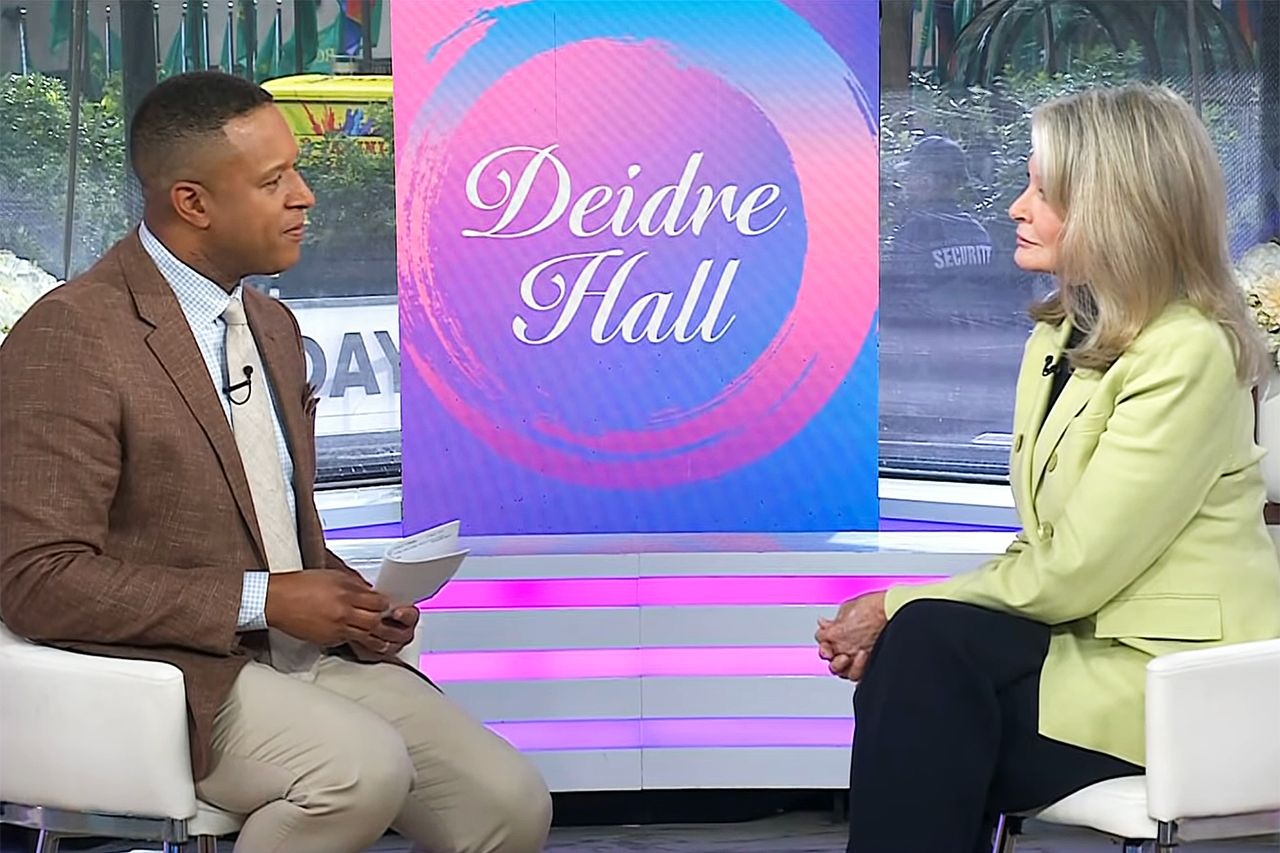Craig Melvin and Deidre Hall on 'Today' on Friday, June 19Credit: NBC