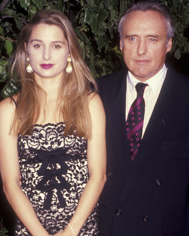 Katherine LaNasa and Dennis Hopper at the 43rd Primetime Emmy Awards in Los Angeles on Aug. 20, 1991Credit: Ron Galella, Ltd./Ron Galella Collection via Getty