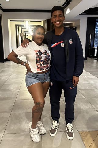 Diamond Spaulding and Alex Freeman.Credit: Diamond Spaulding
