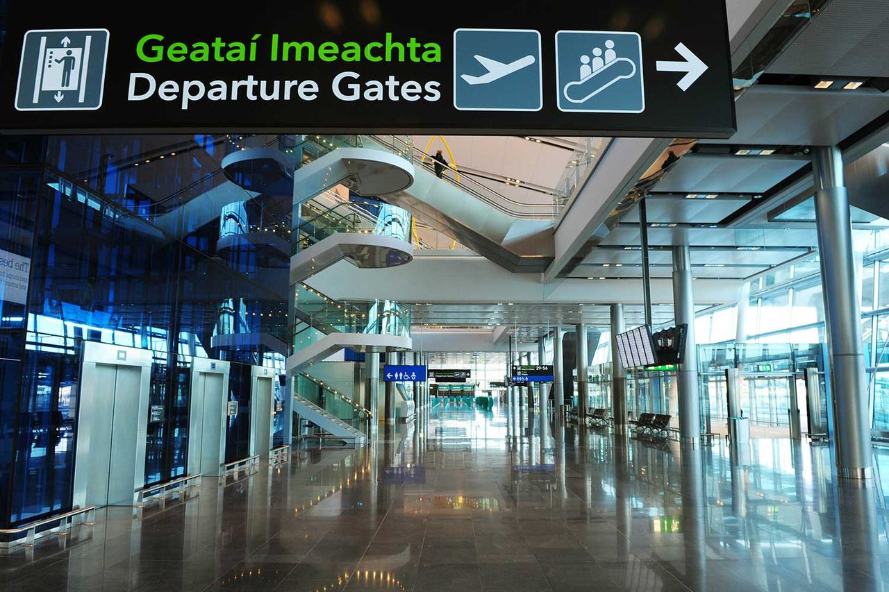 Dublin AirportCredit: Aidan Crawley/Bloomberg via Getty