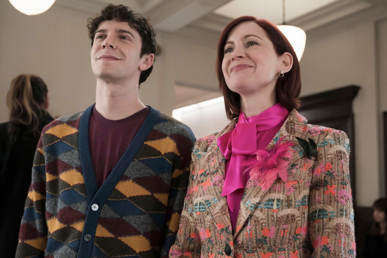 Ben Levi Ross and Carrie Preston in 'Elsbeth'Credit: Michael Parmelee/CBS