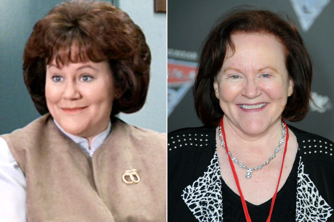 Edie McClurg as Grace in 'Ferris Bueller's Day Off'; Edie McClurg in Anaheim, California in 2017Credit: CBS via Getty; Barry King/Getty