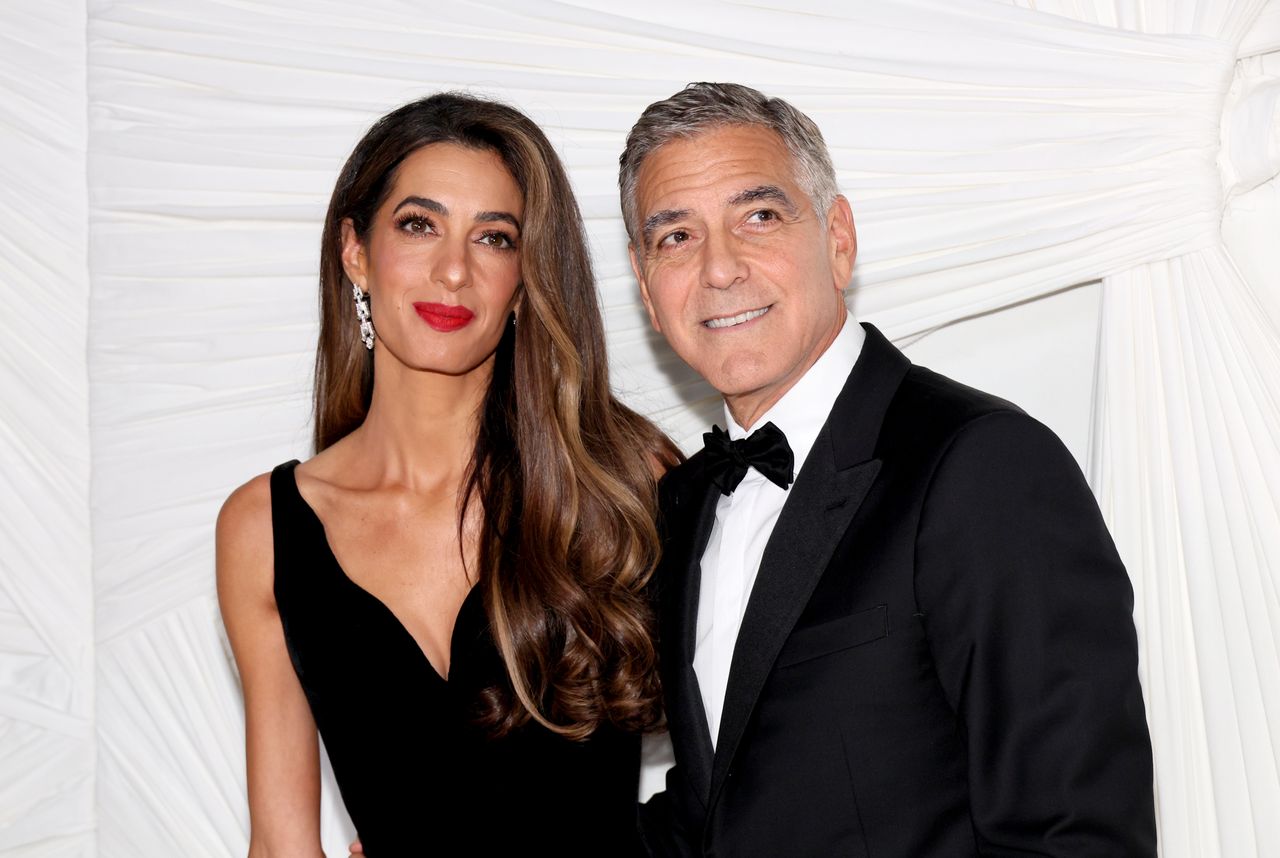 Amal and George Clooney at the Clooney Foundation For Justice's 2024 Albie AwardsCredit: Getty Images