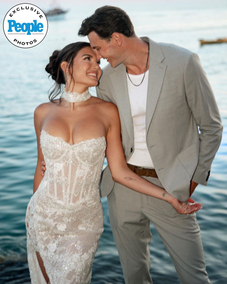 Giannina Gibelli and Blake Horstmann Marry in Magical Destination Wedding in Croatia with Son, 2, as Ring Bearer Giannina Gibelli and Blake HorstmannCredit: Avery Hericks