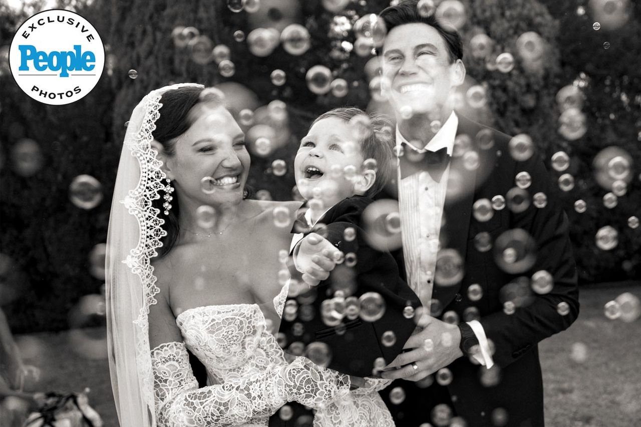 Giannina Gibelli and Blake Horstmann Marry in Magical Destination Wedding in Croatia with Son, 2, as Ring Bearer Giannina Gibelli and Blake Horstmann with son HeathCredit: Avery Hericks