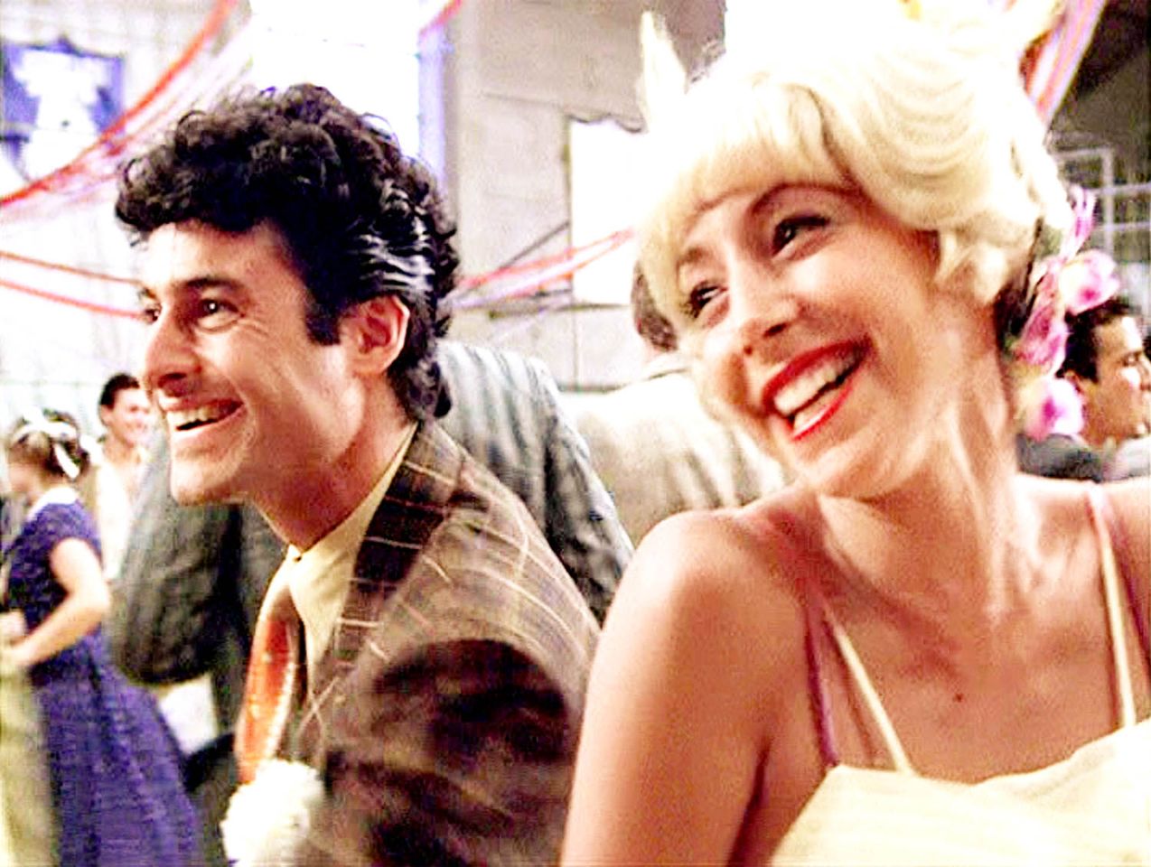 Barry Pearl and Didi Conn in 'Grease'Credit: CBS via Getty