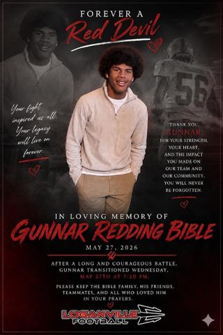 Gunnar Redding BibleCredit: Loganville Red Devils Football