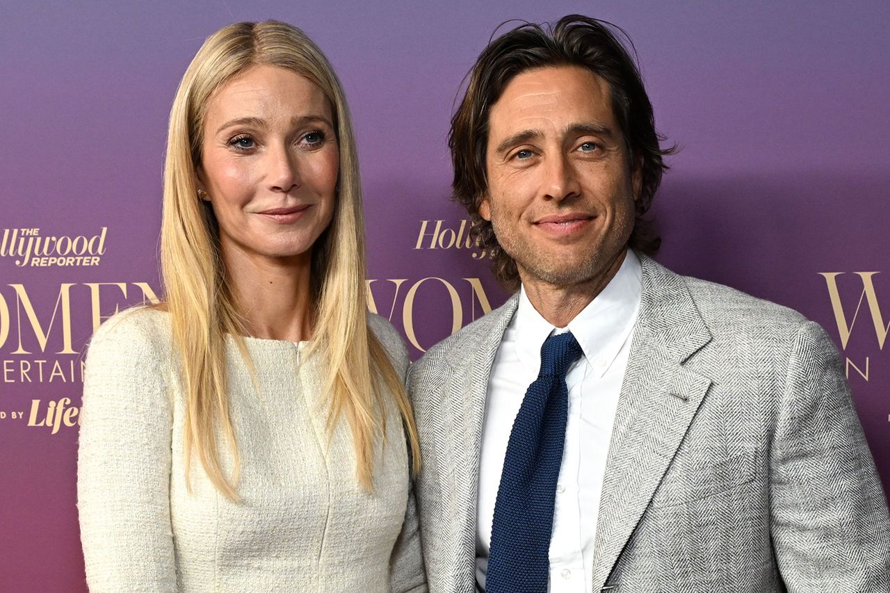 Gwyneth Paltrow and Brad Falchuk attend The Hollywood Reporter Women In Entertainment, Dec. 03, 2025Credit: Michael Kovac/The Hollywood Reporter via Getty