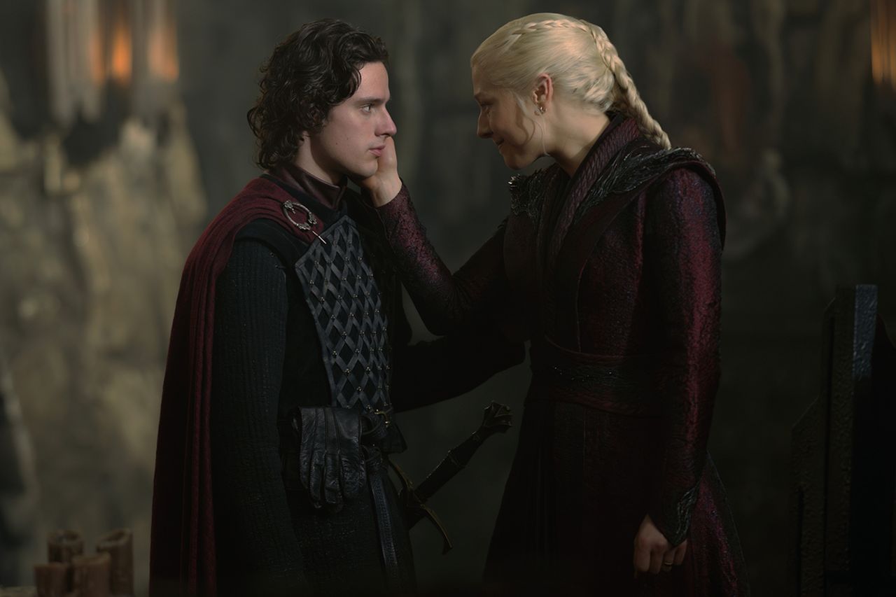 Harry Collett and Emma D'Arcy in 'House of the Dragon' season 3Credit: Ollie Upton/HBO