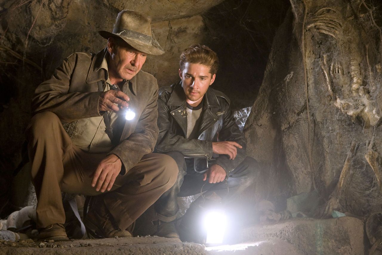 Harrison Ford (left) and Shia LaBeouf in 'Indiana Jones and the Kingdom Of The Crystal Skull'Credit: Lucasfilm/Paramount Pictures/Kobal/Shutterstock