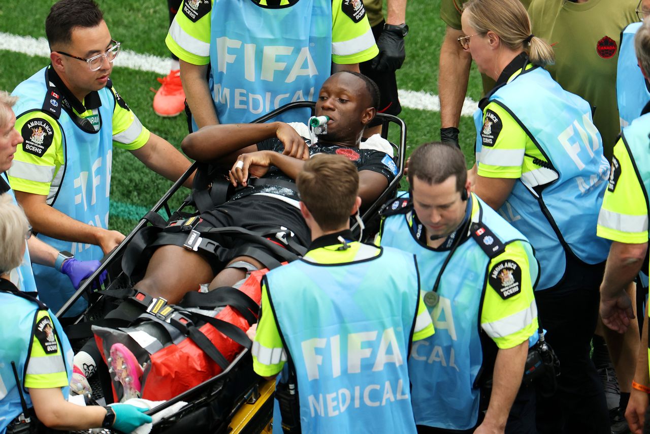 Ismael Kone Ismael Kone #8 of Canada after being fouled by Assim Madibo #23 of Qatar during FIFA World Cup 2026Credit: Emilee Chinn/Getty