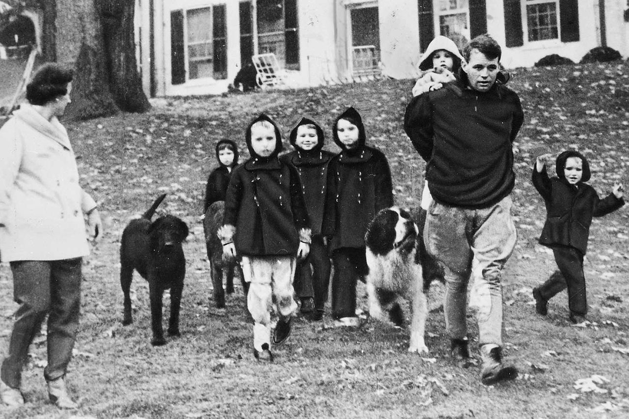 Robert and Ethel Kennedy with their familyCredit: ullstein bild/ullstein bild via Getty