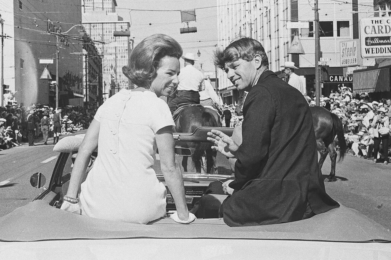 Robert and Ethel Kennedy in CalgaryCredit: Bettmann Archive/Getty