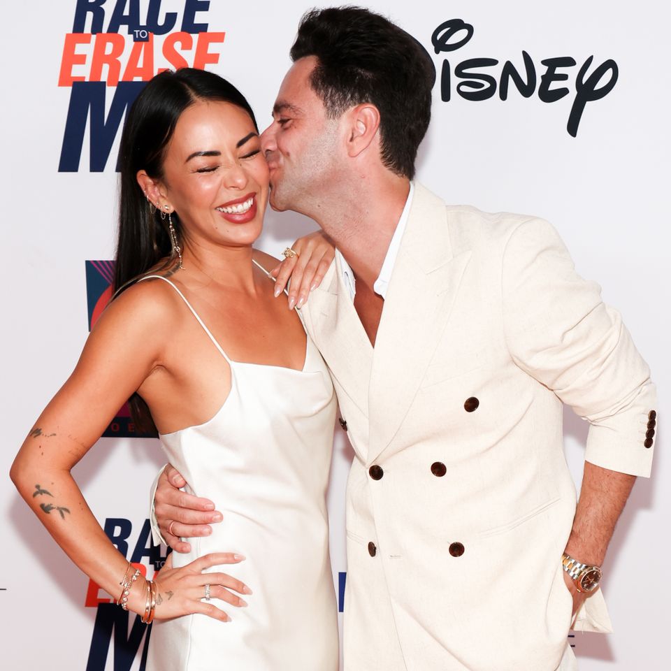 Janel Parrish and Sasha Farber on June 05, 2026 in Los Angeles, California.Credit: Jesse Grant/Variety via Getty