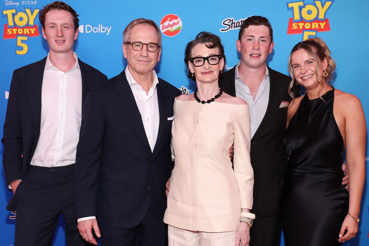 Miles Burke, Richard Burke, Joan Cusack, Dylan John Burke Miles Burke, Richard Burke, Joan Cusack, Dylan John BurkeCredit: Matt Baron/BEI/Shutterstock