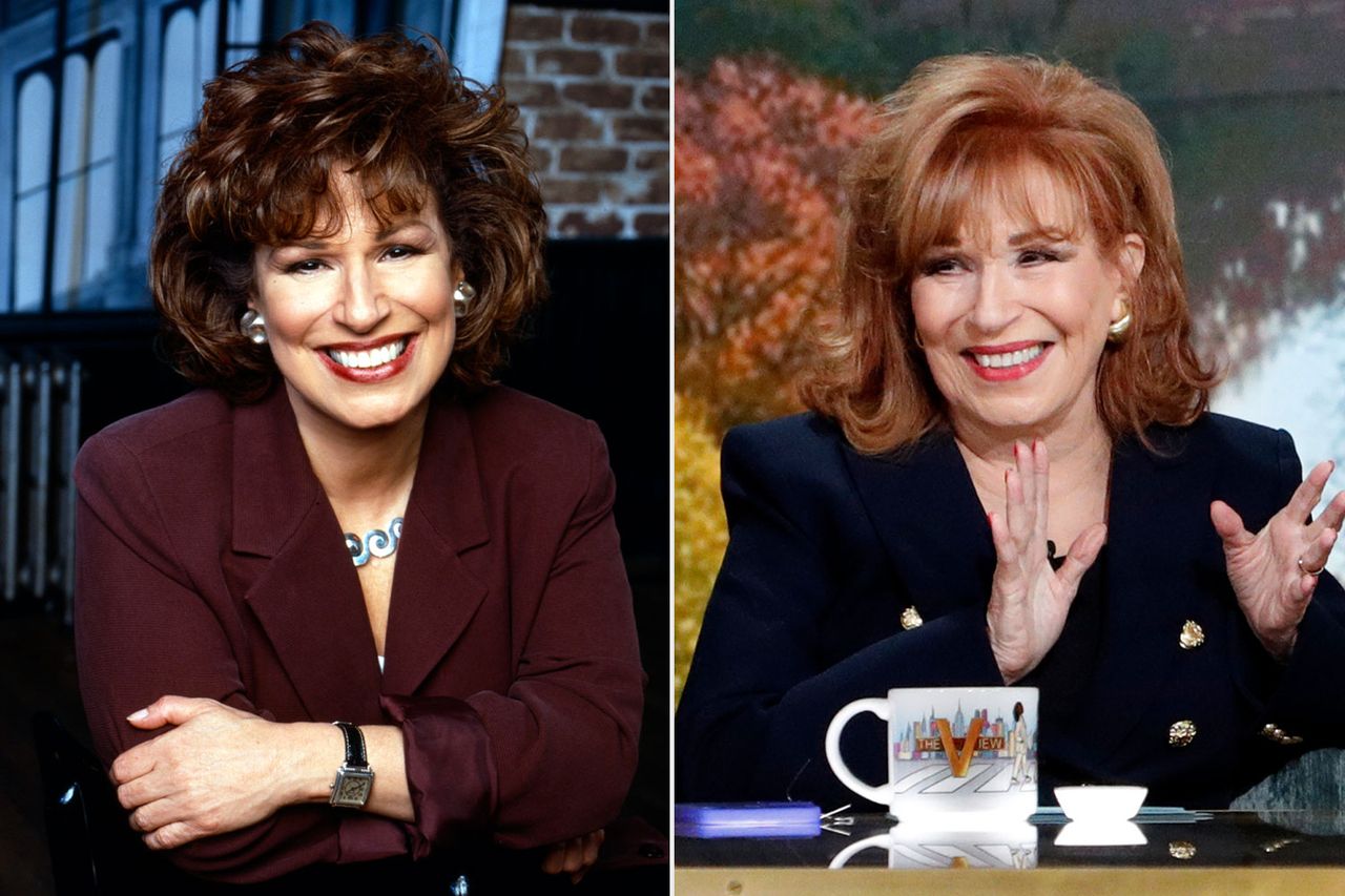 Joy Behar in a 1998 promotional photo for 'The View' ; Joy Behar on 'The View' in September 2025 Joy Behar in a 1998 promotional photo for 'The View' ; Joy Behar on 'The View' in September 2025Credit: Steve Fenn /Disney General Entertainment Content/Getty; Lou Rocco/American Broadcasting Companies, Inc/Getty
