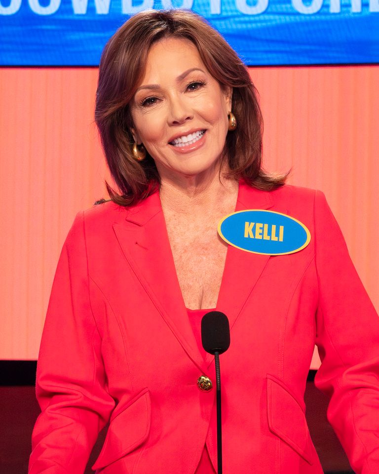Kelli Finglass appears on 'Family Feud' on Aug. 14, 2025.Credit: Wilford Harewood/Disney via Getty