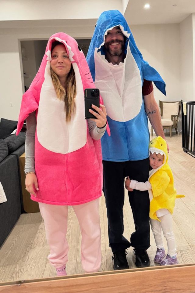 Kaley Cuoco, Tom Pelphrey and MatildaCredit: Kaley Cuoco/Instagram
