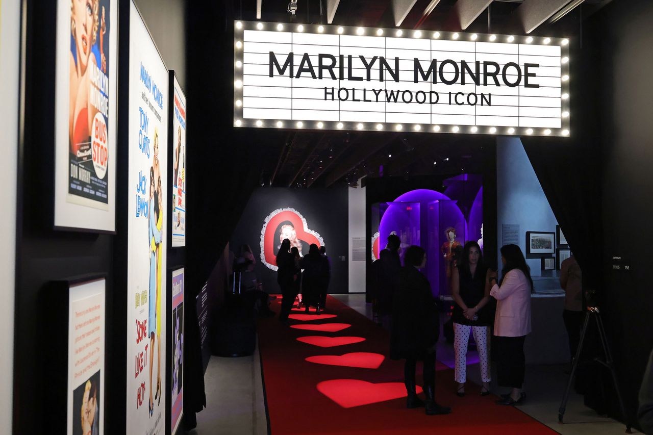 The 'Marilyn Monroe: Hollywood Icon' exhibitCredit: Kevin Winter/Getty