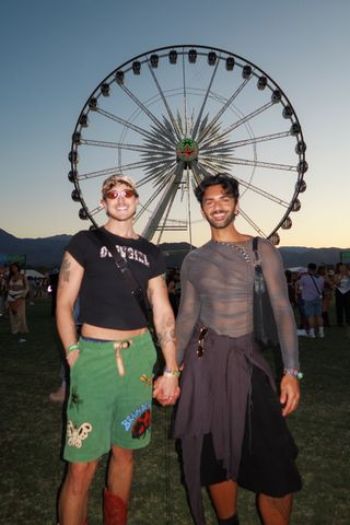 Matt Benfield Omar Ahmed Matt Benfield and Omar Ahmed at Coachella.Credit: Omar Ahmed and Matt Benfield