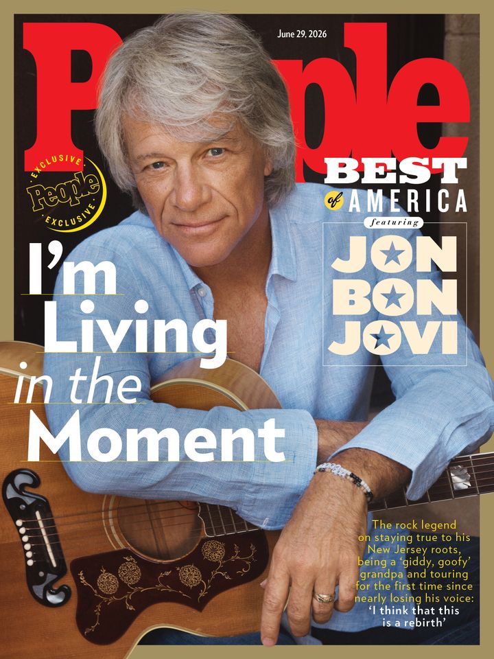 Jon Bon Jovi for PEOPLE Jon Bon Jovi on the cover of the June 29, 2026 issue of PEOPLECredit: Michael Schwartz