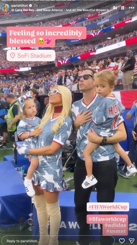 London Reum, Paris Hilton, Carter Reum and Phoenix Reum on June 25, 2026 in Los AngelesCredit: Paris Hilton/Instagram