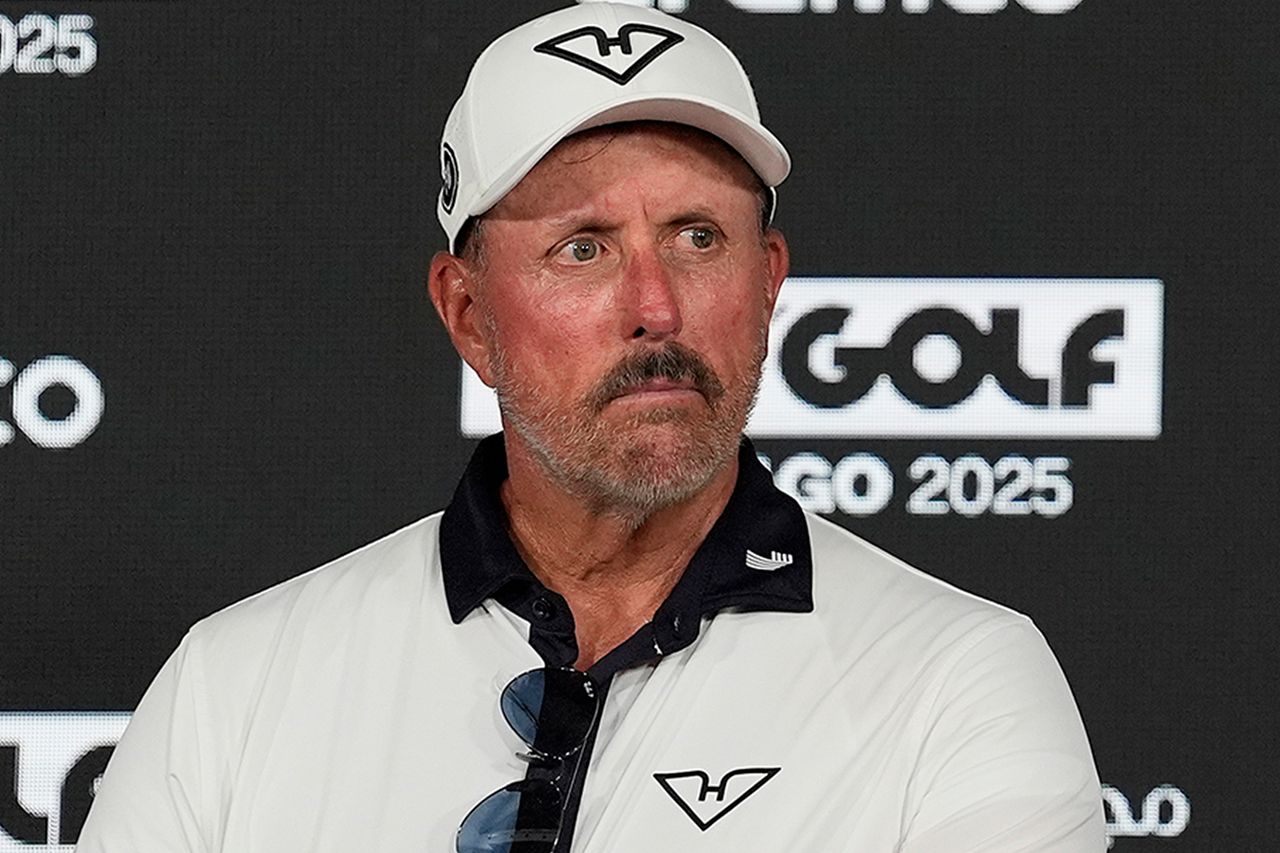 Phil Mickelson in August 2025Credit: Patrick McDermott/Getty