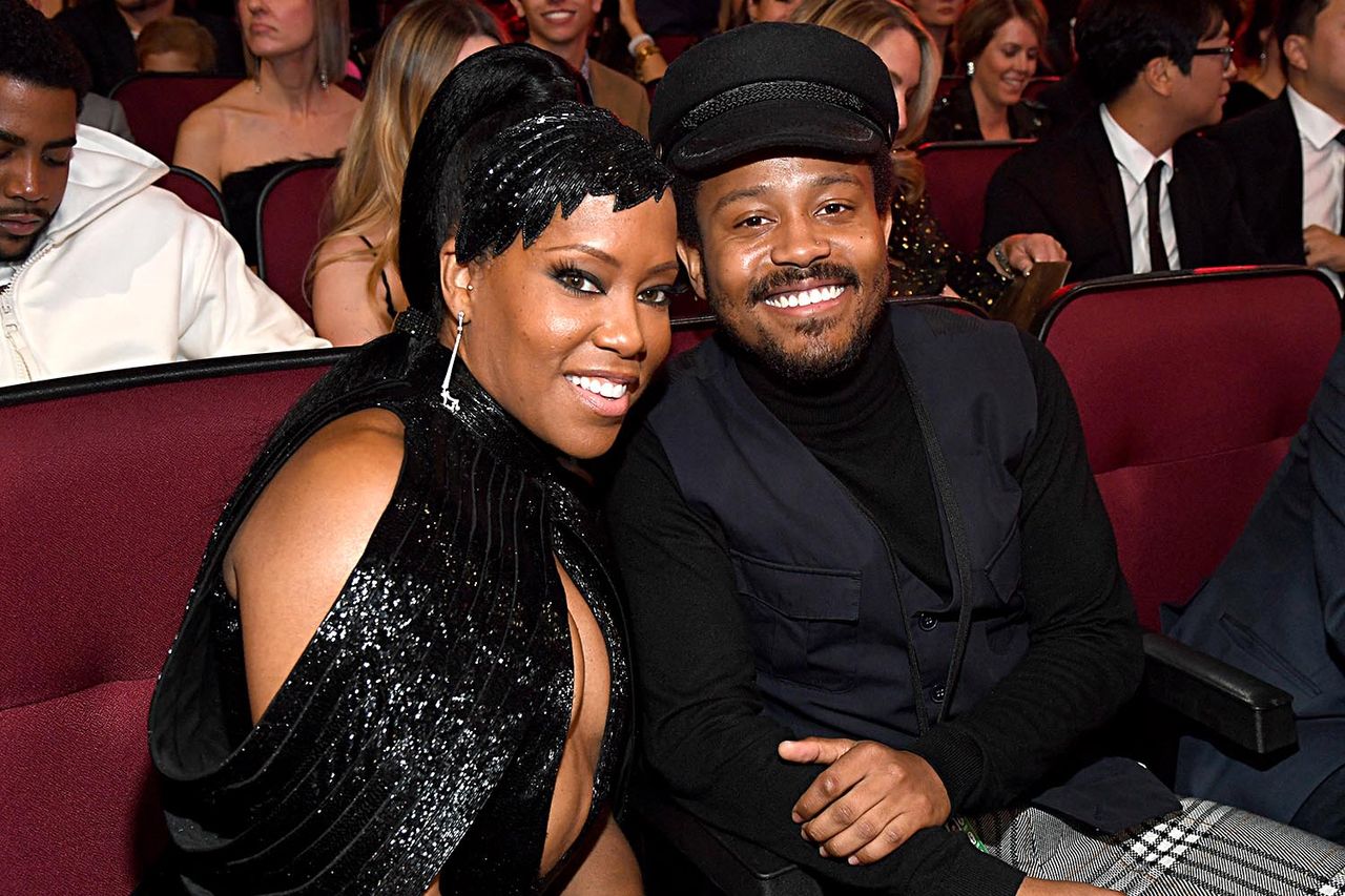 Regina King and Ian Alexander Jr. attend the 2019 American Music AwardsCredit: Kevin Mazur/AMA2019/Getty