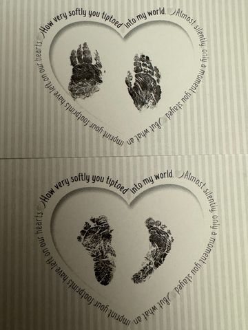 Rivie Sue's foot and hand printsCredit: Courtesy of Marae Hanson