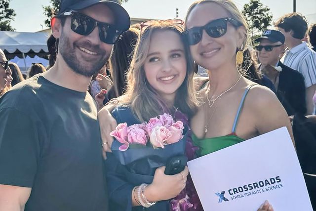 Tobey Maguire, Jennifer Meyer and their daughter Ruby Sweetheart Maguire.Credit: Jennifer Meyer/Instagram