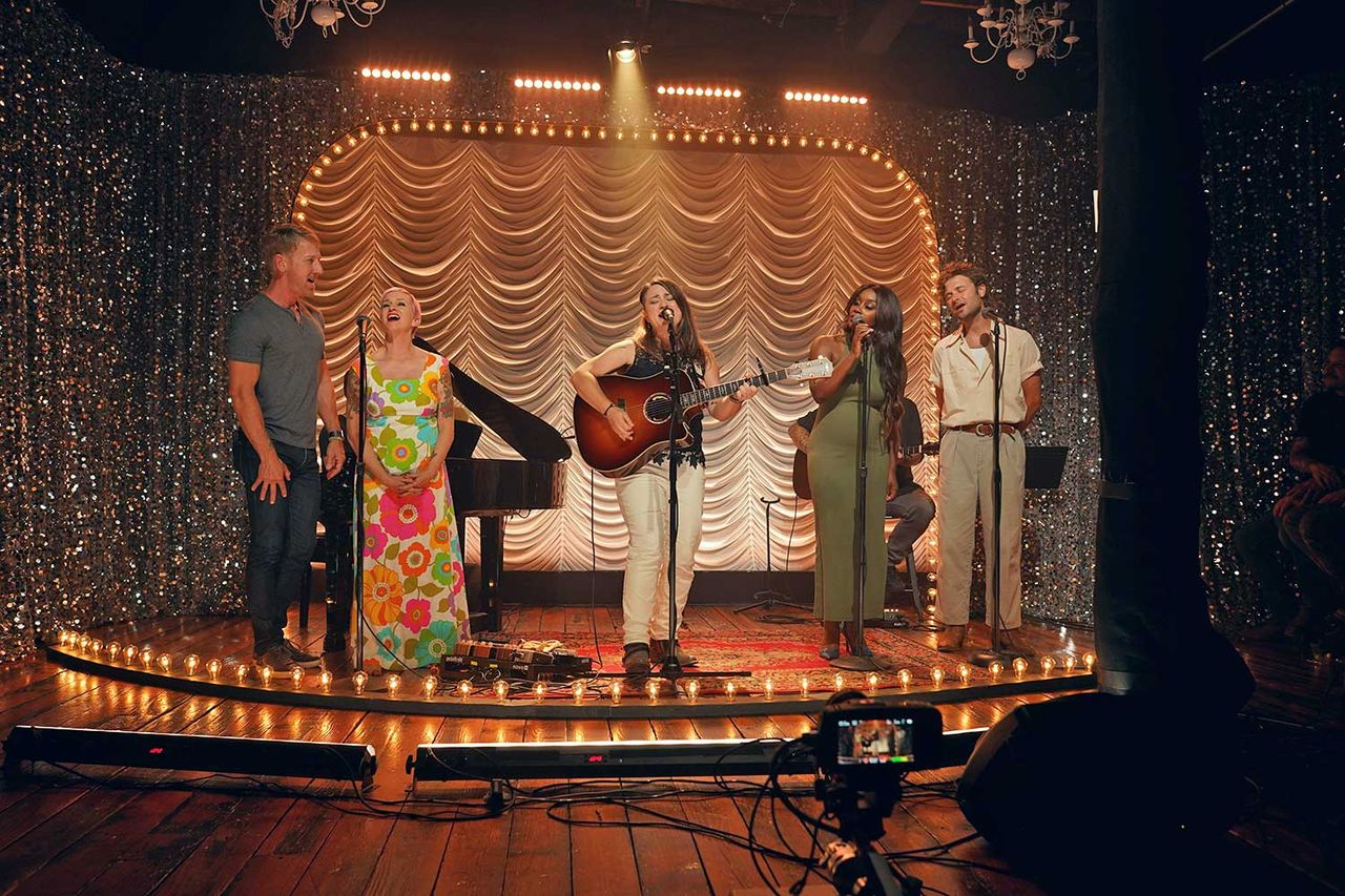 Michael Passons, Crystal Lewis, Jennifer Knapp, Chanel Haynes and Nate ColeCredit: Chrissy Yoder