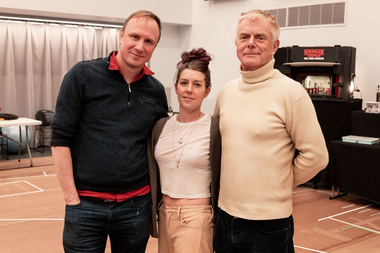 Justin Martin, Kate Trefry and Stephen Daldry of Stranger Things: The First ShadowCredit: Matthew Murphy