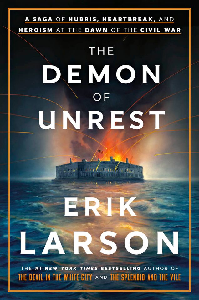 The cover of 'The Demon of Unrest' by Erik Larson