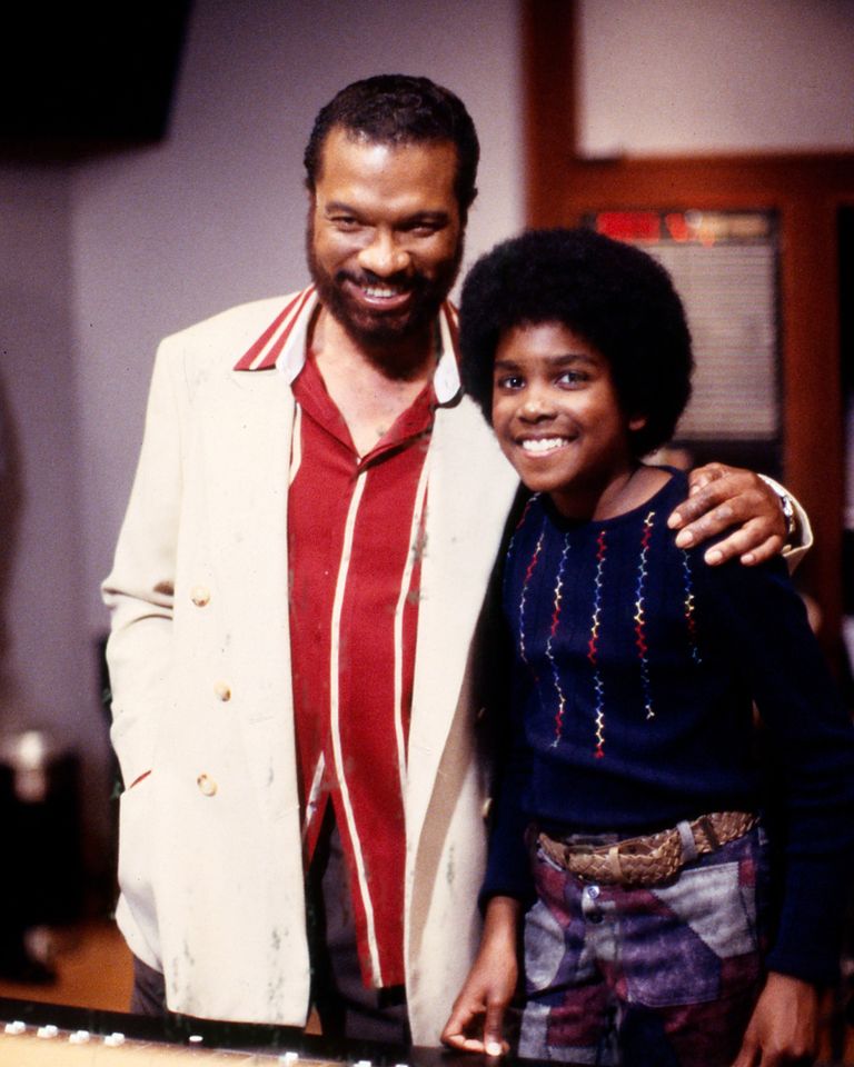 Billy Dee Williams as Berry Gordy (left) and Jason Weaver as Michael Jackson (right) in 'The Jacksons: An American Dream' (1992)Credit: ABC/courtesy Everett Collection