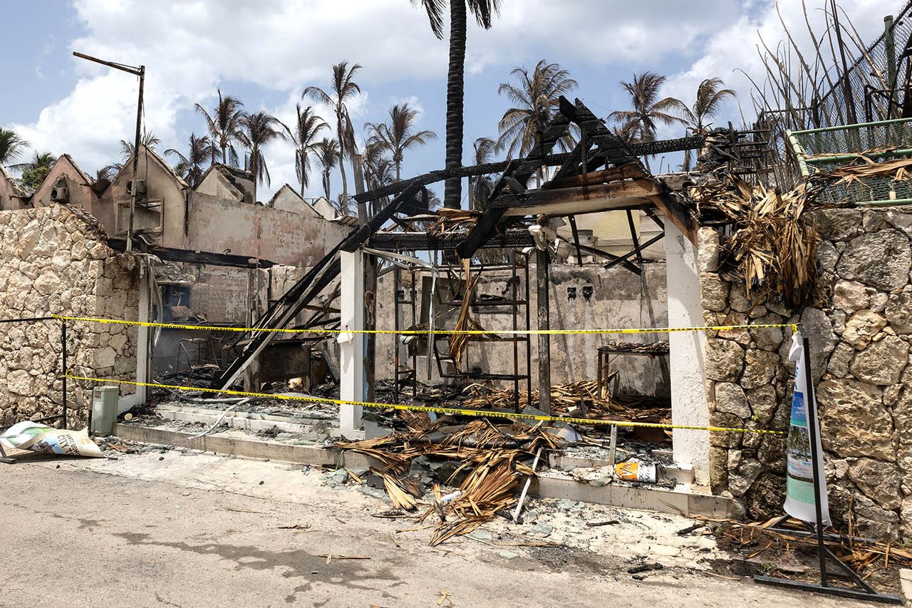 View of damaged structures and debris at the Viva Dominicus Beach hotel premises following a fire in Bayahibe, La Altagracia province, Dominican Republic, on July 20, 2026. View of damaged structures and debris at the Viva Dominicus Beach Hotel in the Dominican Republic, on July 20, 2026.Credit: Erickson Polanco / AFP via Getty