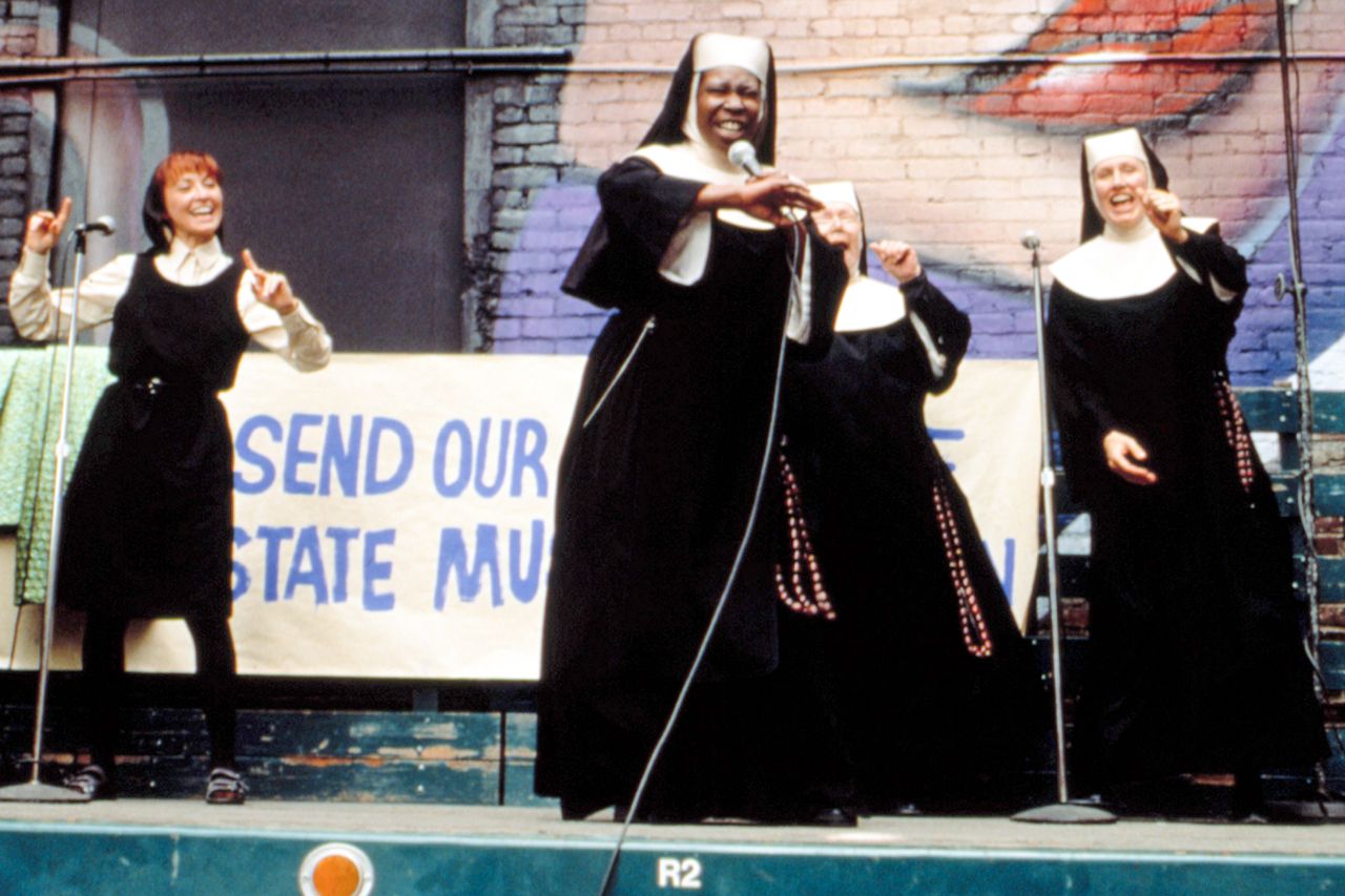 Wendy Makkena and Whoopi Goldberg in 'Sister Act.'Credit: Buena Vista Pictures/Everett