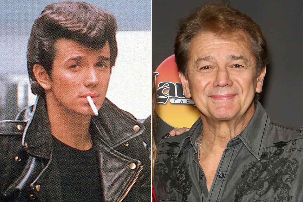 From left: Adrian Zmed as Johnny Nogerelli in 1982's 'Grease 2'; Adrian Zmed attends the opening of 'Murray the Magician' at the Laugh Factory inside the Tropicana Las Vegas on Oct. 24, 2018Credit: Paramount/courtesy Everett Collection; Gabe Ginsberg/Getty Images