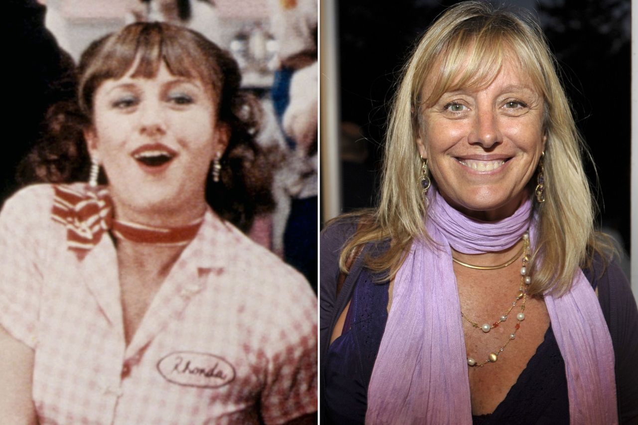 From left: Alison Price as Rhonda Ritter in 1982's 'Grease 2'; Alison Price attends the Melinda Hackett Art Exhibit at 4 North Main Street Gallery in Southampton, N.Y., on Sept. 4, 2010Credit: Paramount/Courtesy Everett Collection; Patrick McMullan via Getty Images
