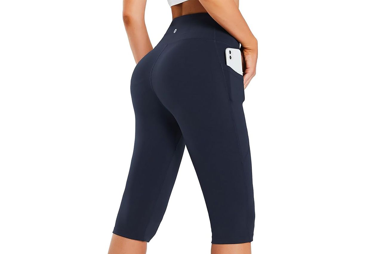 baleaf Women's Capri Leggings with Pockets High Waisted Knee Credit: Amazon